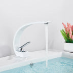 Single-Handle Brass Basin Faucet, Deck-Mounted