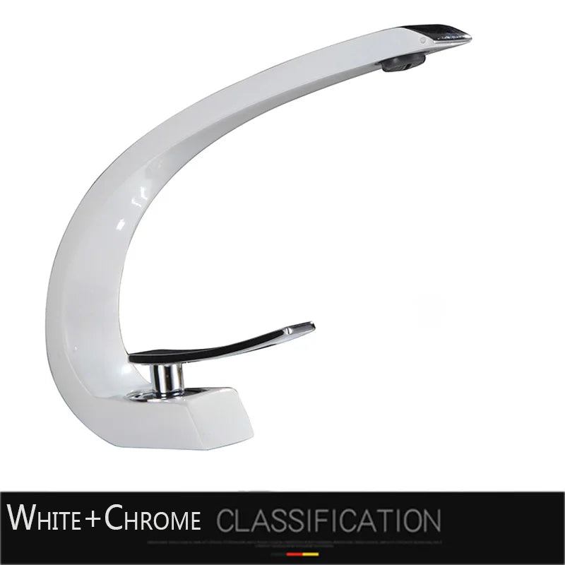 Single-Handle Brass Basin Faucet, Deck-Mounted