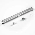 36 Inch Linear Shower Drain, 304 Stainless Steel Fast Drainage with Tile Insert and Hair Strainer