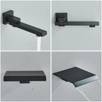 Concealed Rain and Waterfall Shower System with Tub Spout