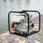7.5 HP 4-Stroke Gasoline Water Transfer Pump, 1.18 In Suction for Farm Irrigation and Drainage