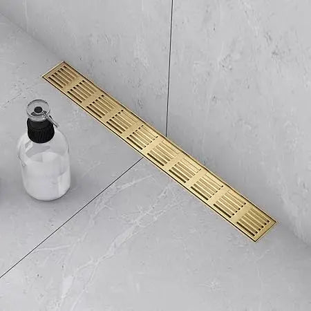 32 Inch Linear Shower Drain, 304 Stainless Steel High-Flow 51 L/Min US Standard Floor Drain