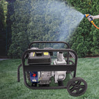 6.5 HP Gasoline Water Pump with Handle and Wheels for Agricultural Irrigation and Drainage