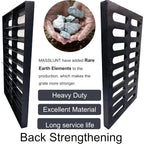 Cast Iron Trench Drain Grate 20x12 Inch, C-Class Heavy Duty Black Rectangular Sewer Cover