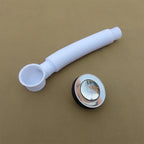 Pop-Up Bathtub and Basin Drain with Filter, Chrome Finished Waste Drainer Set
