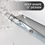 30 Inch Linear Shower Drain, Stainless Steel with Reversible Cover and Hair Strainer