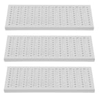 Stainless Steel Trench Drain Grate Cover 3-Piece Set, 22.8 x 11.8 In Each