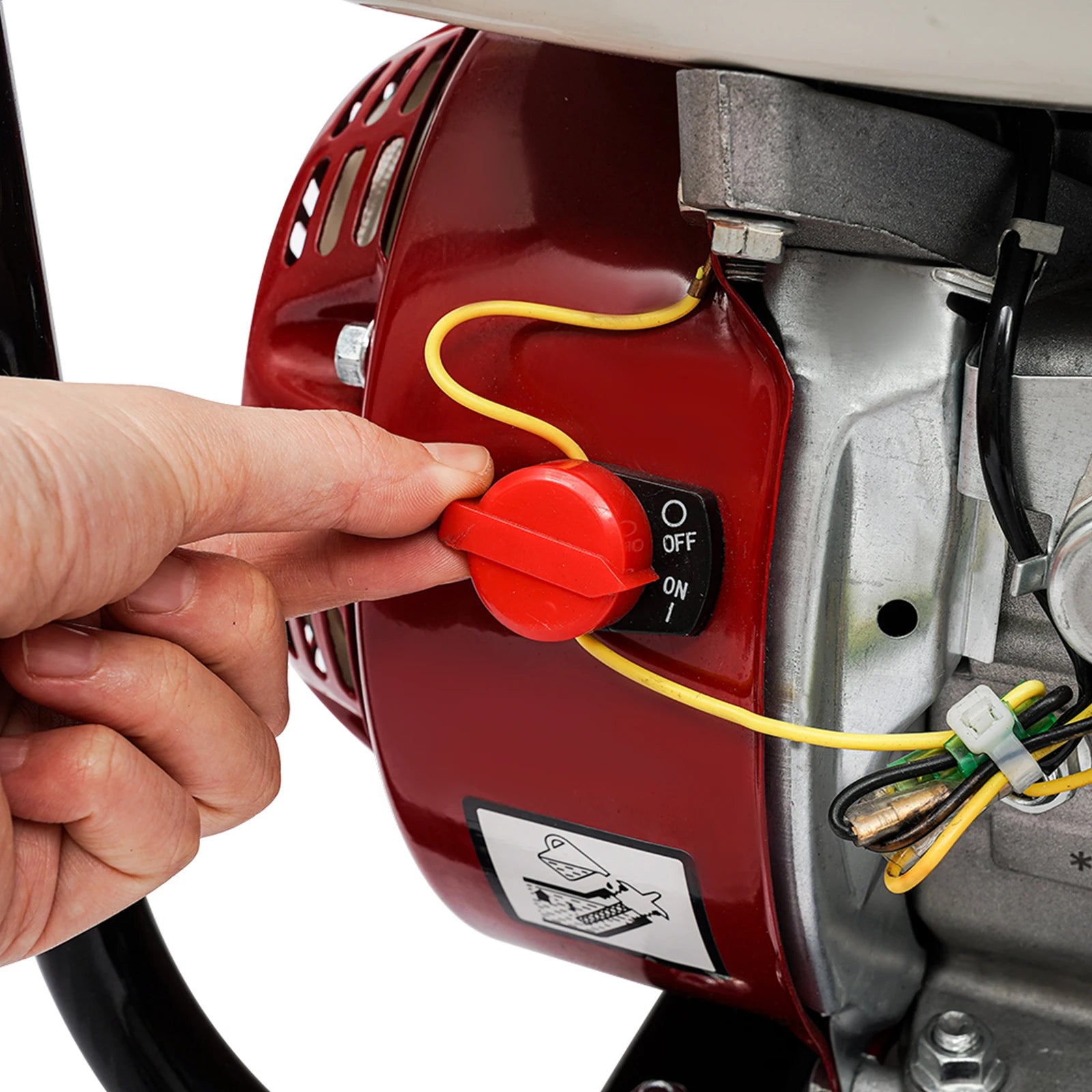 7.5 HP 4-Stroke Gasoline Water Transfer Pump, 1.18 In Suction for Farm Irrigation and Drainage