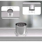 12 Inch Linear Shower Drain with Reversible Flat and Tile Insert Cover, Stainless Steel