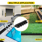 HDPE Trench Drain with Plastic Grate, Class B, 3 or 5 Pack