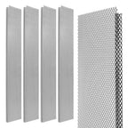 Micro Mesh Gutter Guard Roll, 70-Piece Stainless Steel Leaf Filter for Downspouts