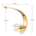 Single-Hole Basin Mixer Tap, Solid Brass Deck-Mounted in Matte Black