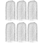 Expandable Aluminium Gutter Downspout Guard 3 Inch, 6-Pack Leaf Filter Strainer