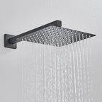 Concealed Rain and Waterfall Shower System with Tub Spout