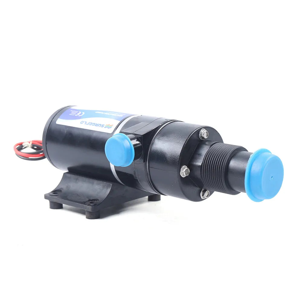 RV Waste Macerator Pump, PA66 and Glass Fiber Construction, 1 M Suction and 3 M Head