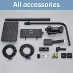 4-Way Thermostatic Shower Faucet with Digital Display and Shelf
