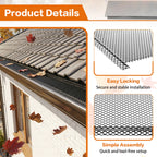 Micro Mesh Gutter Guard Roll, 70-Piece Stainless Steel Leaf Filter for Downspouts