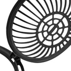 Round Dome Drainage Grate with Frame, Overflow Relief Gully for Garden, Yard and Lawn