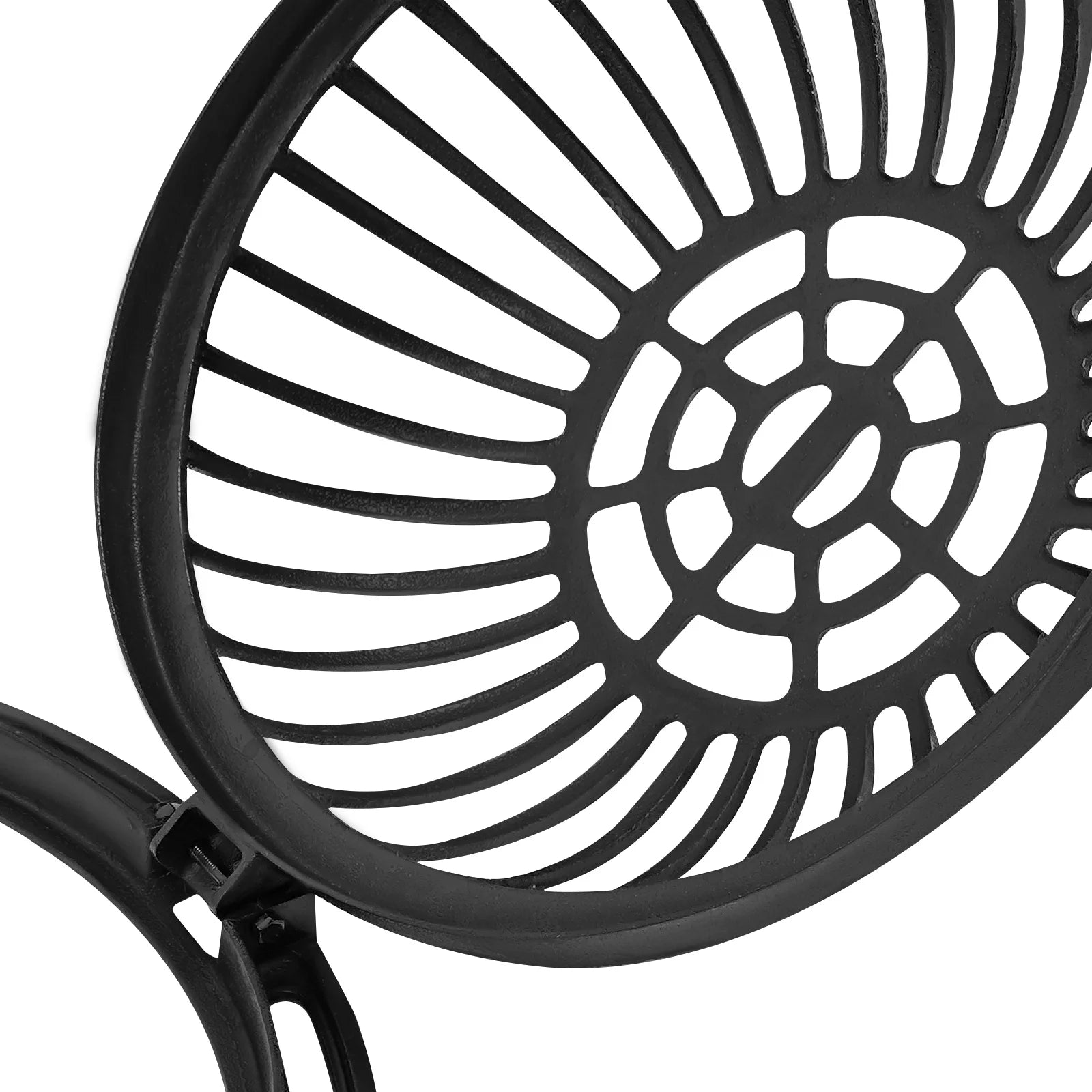 Round Dome Drainage Grate with Frame, Overflow Relief Gully for Garden, Yard and Lawn