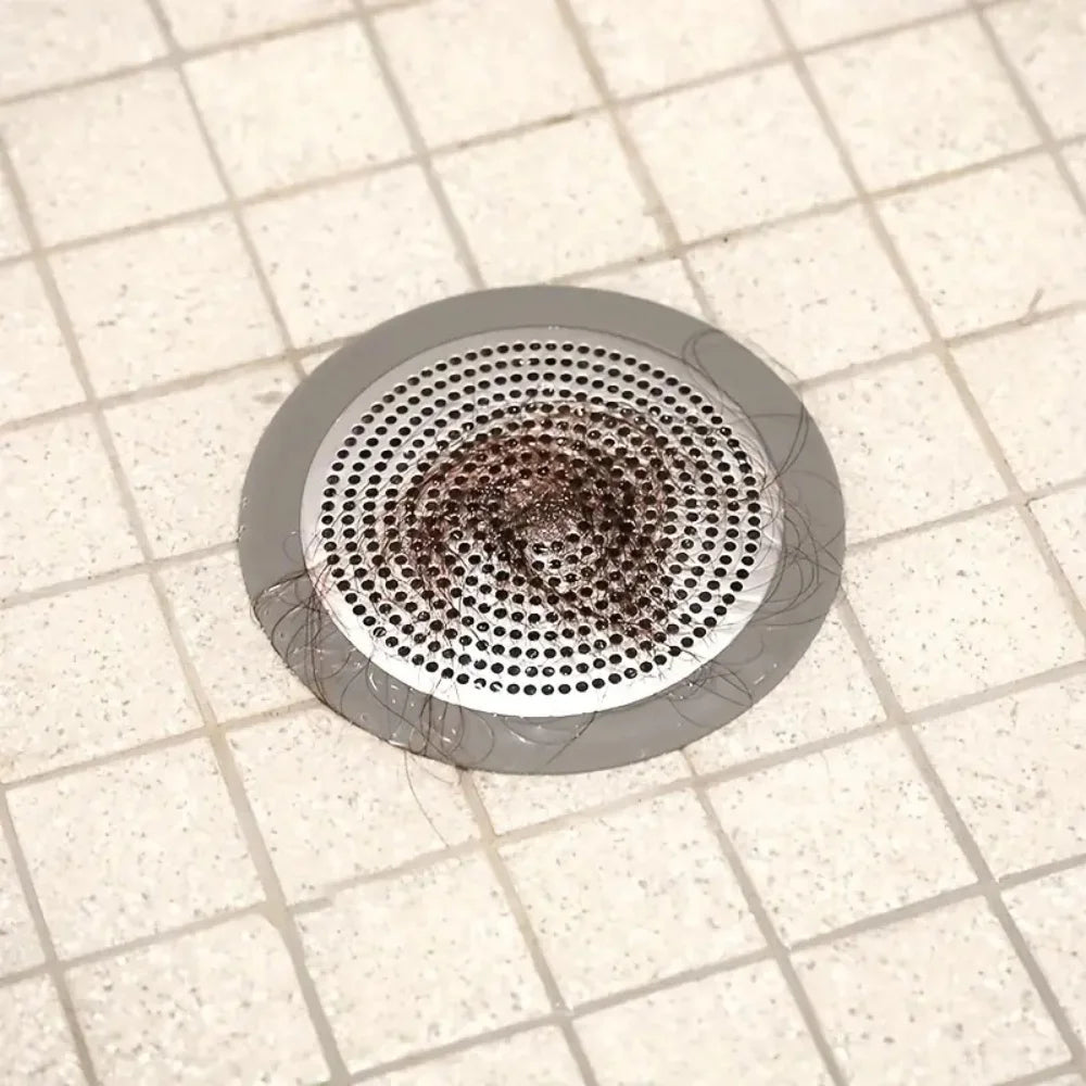 Floor Drain Hair Catcher Filter, Anti-Clog Shower Drain Protector