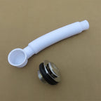 Pop-Up Bathtub and Basin Drain with Filter, Chrome Finished Waste Drainer Set