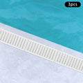 Stainless Steel Trench Drain Grate Cover 3-Piece Set, 22.8 x 11.8 In Each
