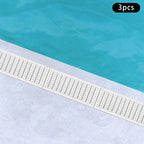 Stainless Steel Trench Drain Grate Cover 3-Piece Set, 22.8 x 11.8 In Each