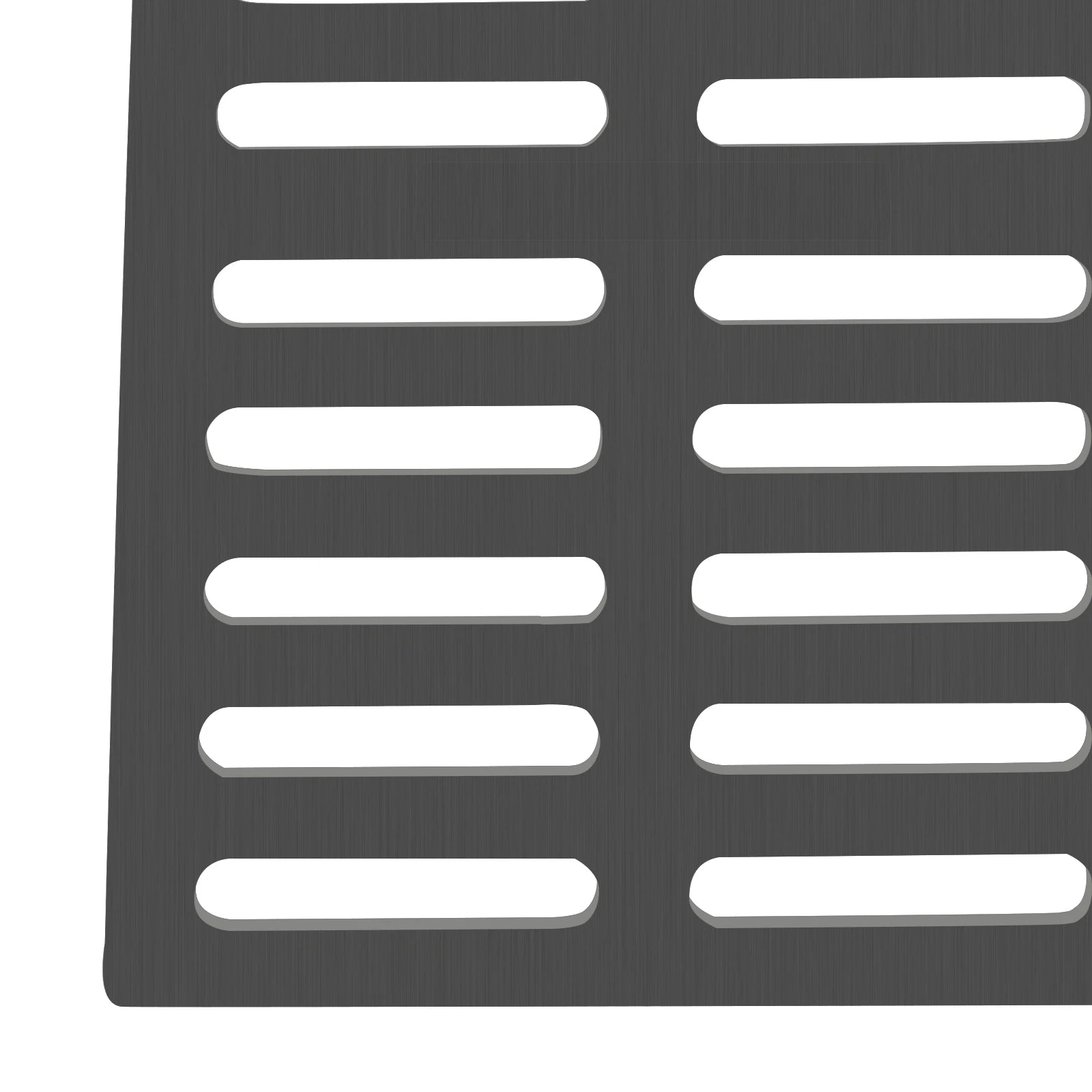 24x16 Inch Outdoor Trench Drain Grate Cover with Frame, 500 Lb Load Rating