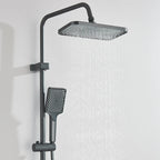 4-Function Piano-Key Rainfall Shower System with Digital Display