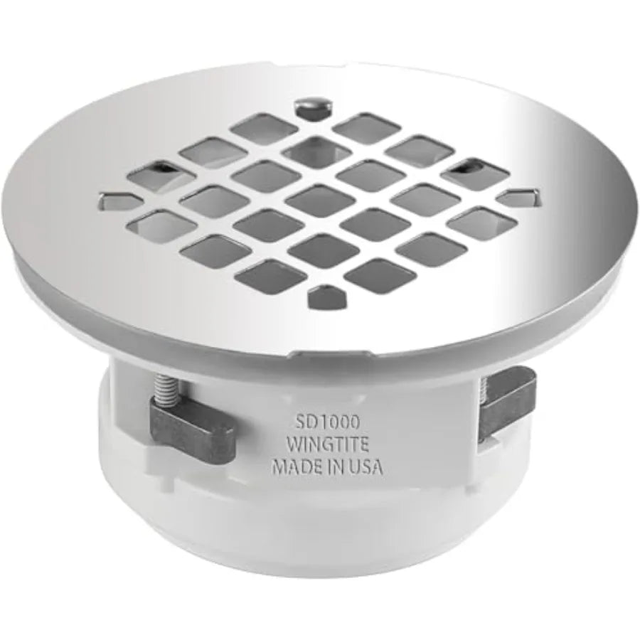 Pro-Series New Construction Shower Drain, Chrome Top-Install SD1000 with 10-Year Warranty