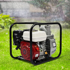 7.5 HP 4-Stroke Gasoline Water Transfer Pump, 1.18 In Suction for Farm Irrigation and Drainage