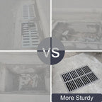 Cast Iron Trench Drain Grate 20x12 Inch, C-Class Heavy Duty Black Rectangular Sewer Cover