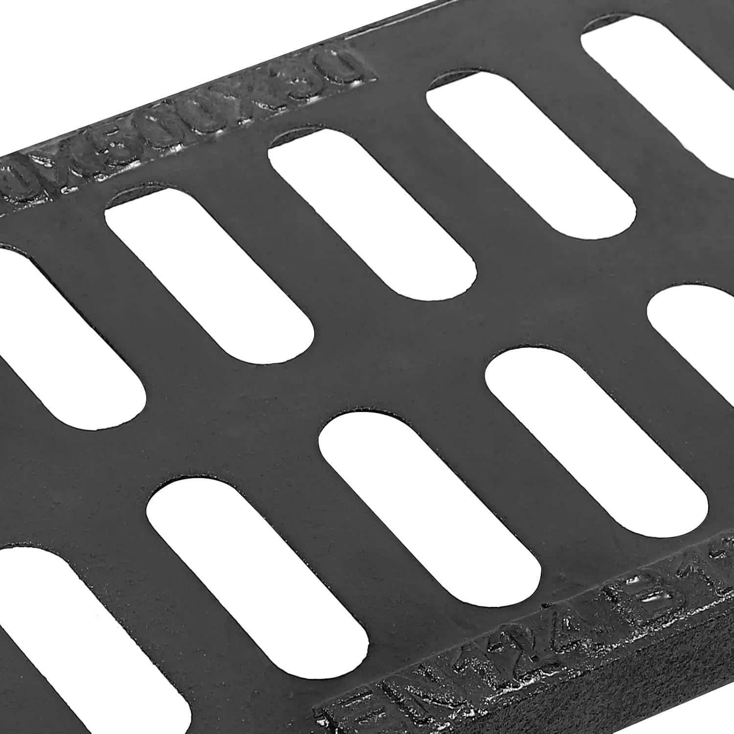 Cast Iron Trench Drain Grate 20x10 Inch, Heavy Duty Outdoor Channel Drainage Cover