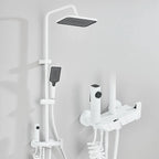 4-Function Piano-Key Rainfall Shower System with Digital Display