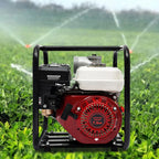 7.5 HP 4-Stroke Gasoline Water Transfer Pump, 1.18 In Suction for Farm Irrigation and Drainage