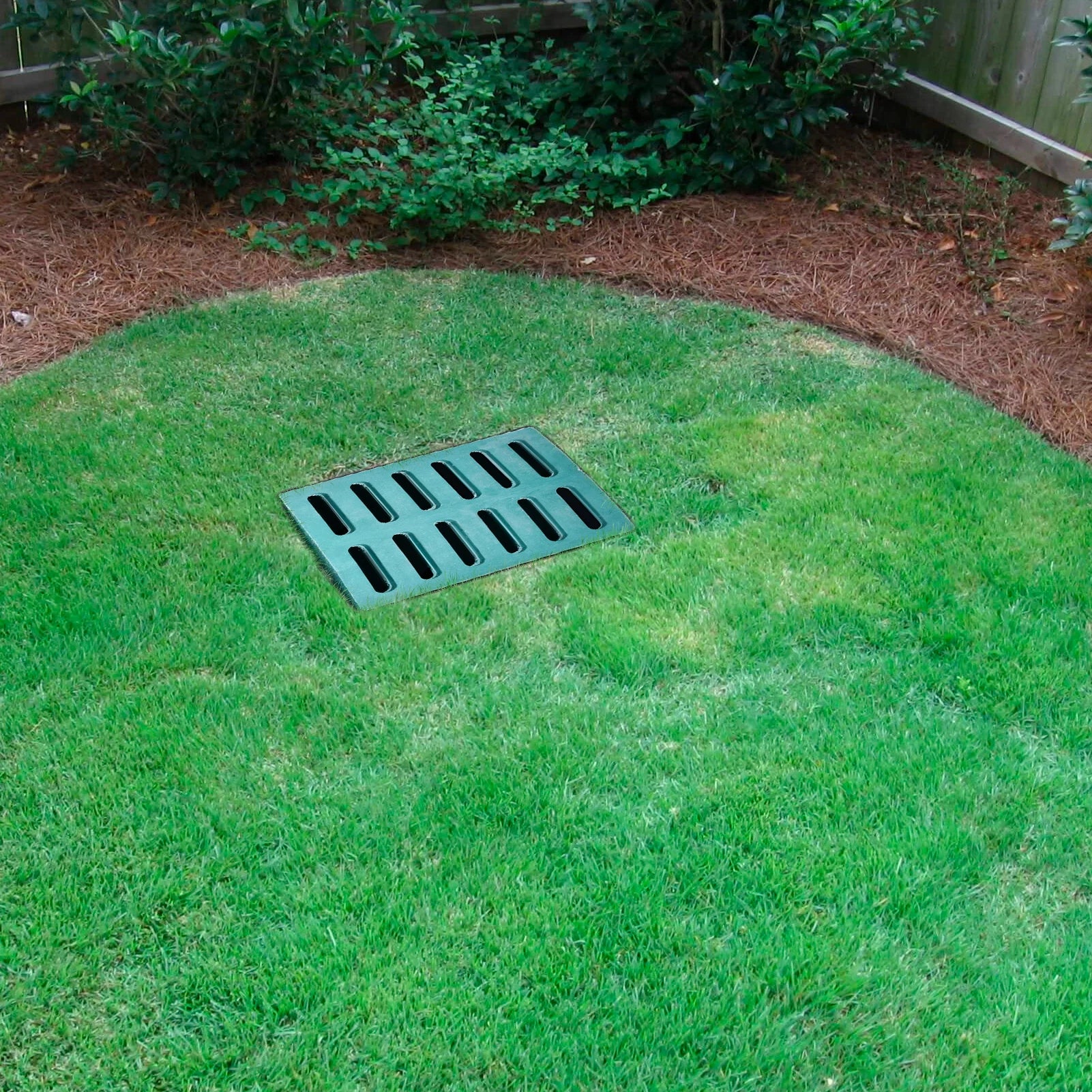 Catch Basin Drain 16.5x16.5x24 Inch with Grate and Debris Basket for Yard, Patio and Driveway