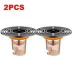 Magnetic Self-Close Floor Drain Backflow Preventer, Anti-Odor Shower Strainer 1/2/3 Pack