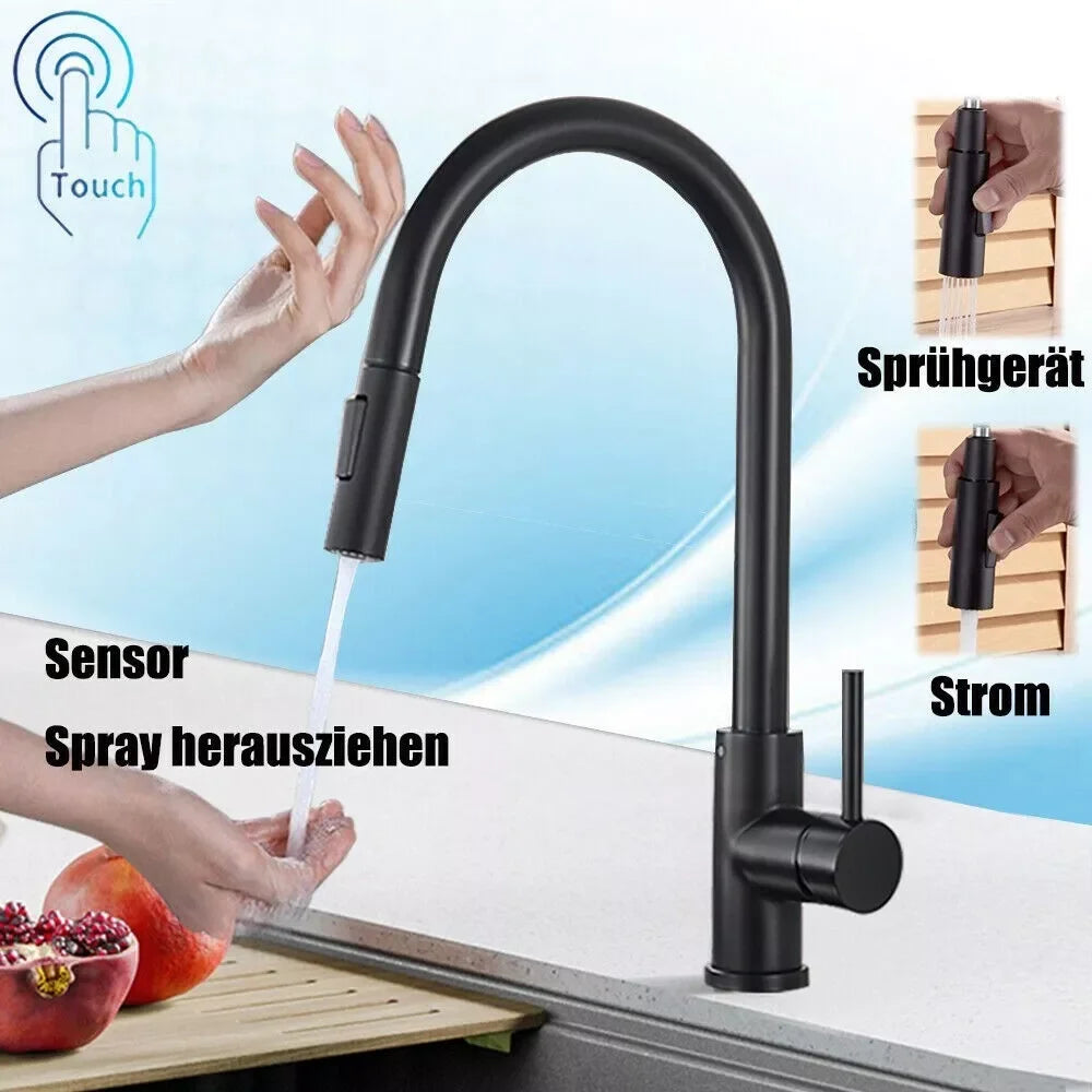 Pull-Down Touch Kitchen Faucet, Single Handle