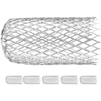 Expandable Aluminium Gutter Downspout Guard 3 Inch, 6-Pack Leaf Filter Strainer