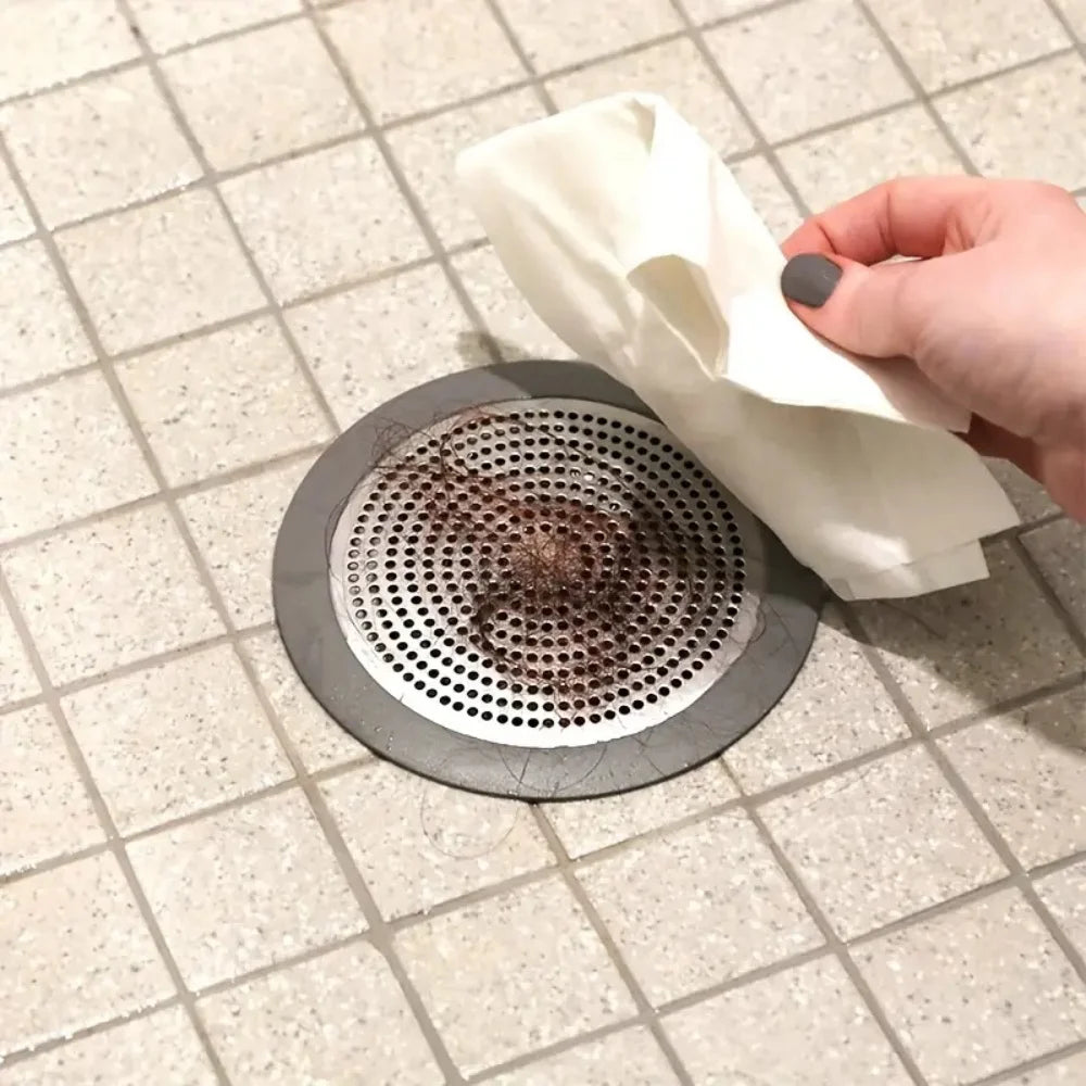 Floor Drain Hair Catcher Filter, Anti-Clog Shower Drain Protector