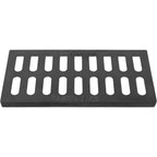 Cast Iron Trench Drain Grate 20x10 Inch, Heavy Duty Outdoor Channel Drainage Cover