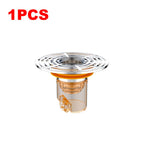 Magnetic Self-Close Floor Drain Backflow Preventer, Anti-Odor Shower Strainer 1/2/3 Pack
