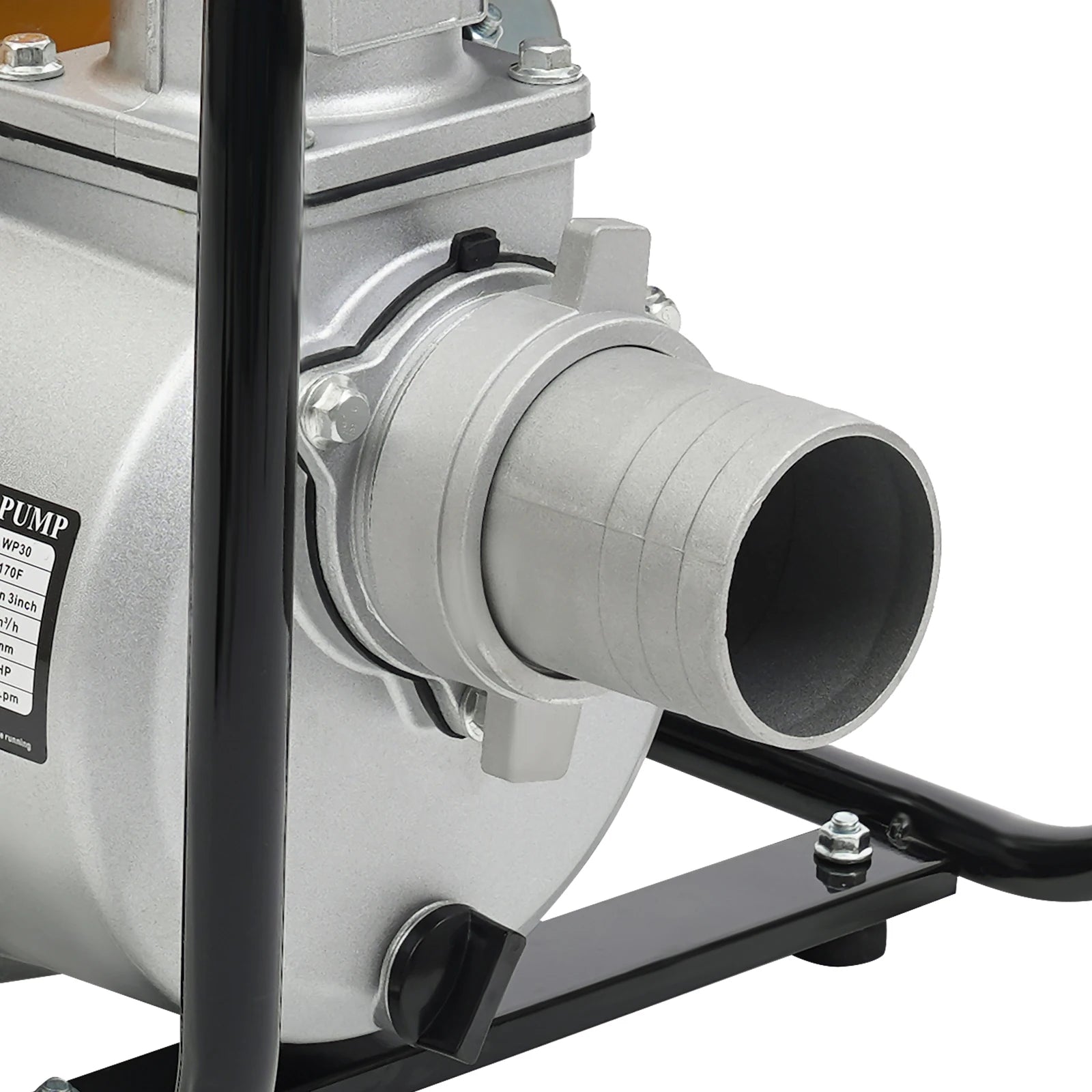 7.5 HP 4-Stroke Gasoline Water Pump, 3 Inch Inlet and Outlet for Irrigation and Drainage