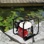 7.5 HP 4-Stroke Gasoline Water Transfer Pump, 1.18 In Suction for Farm Irrigation and Drainage