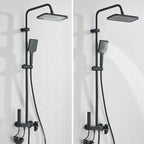 4-Function Piano-Key Rainfall Shower System with Digital Display