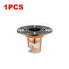 Magnetic Self-Close Floor Drain Backflow Preventer, Anti-Odor Shower Strainer 1/2/3 Pack