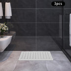 Stainless Steel Trench Drain Grate Cover 3-Piece Set, 22.8 x 11.8 In Each